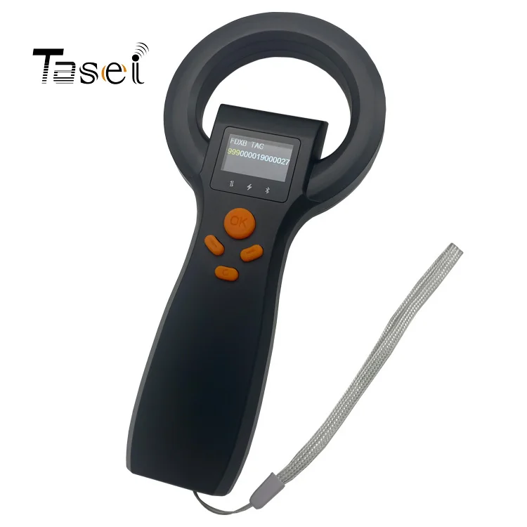 134.2Khz ISO11784/85 Blue tooth Fdx-B Fdx-A Hdx EM4305 Handheld Dog Fish Chip Tag rfid reader Pet Animal Microchip Scanner