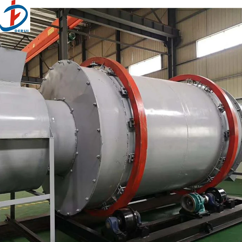 Factory Copper Ore Drying Machine Fly Ash Rotary Cylinder Dryer SS304 Drum Dryer For Fly Ash