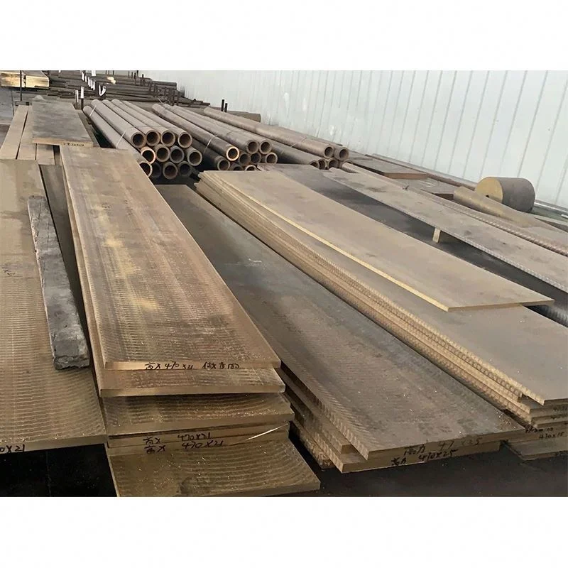 China Fabricate JIS CAC402(BC2) Plates Sheets Casting Tin Bronze Plate Tin Bronze Alloy Sheet Pressure And Wear Resistance