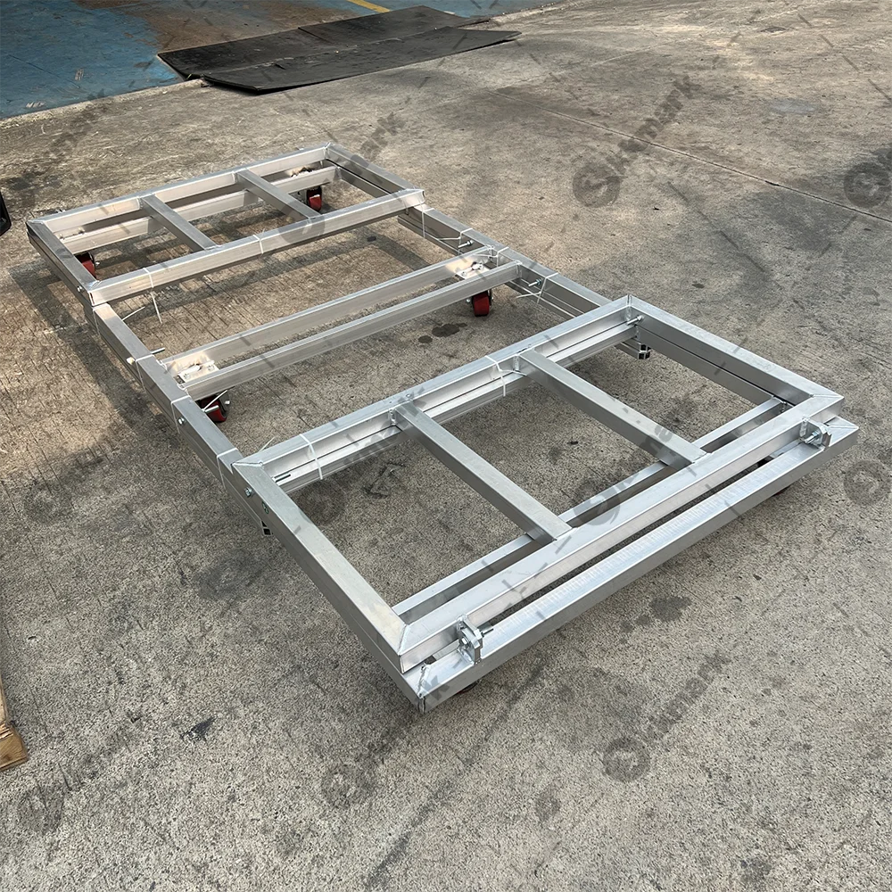 kkmark custom dj performance event stage collapsible aluminum Dolly Kit Transports stage ransport utility frame trucks cart