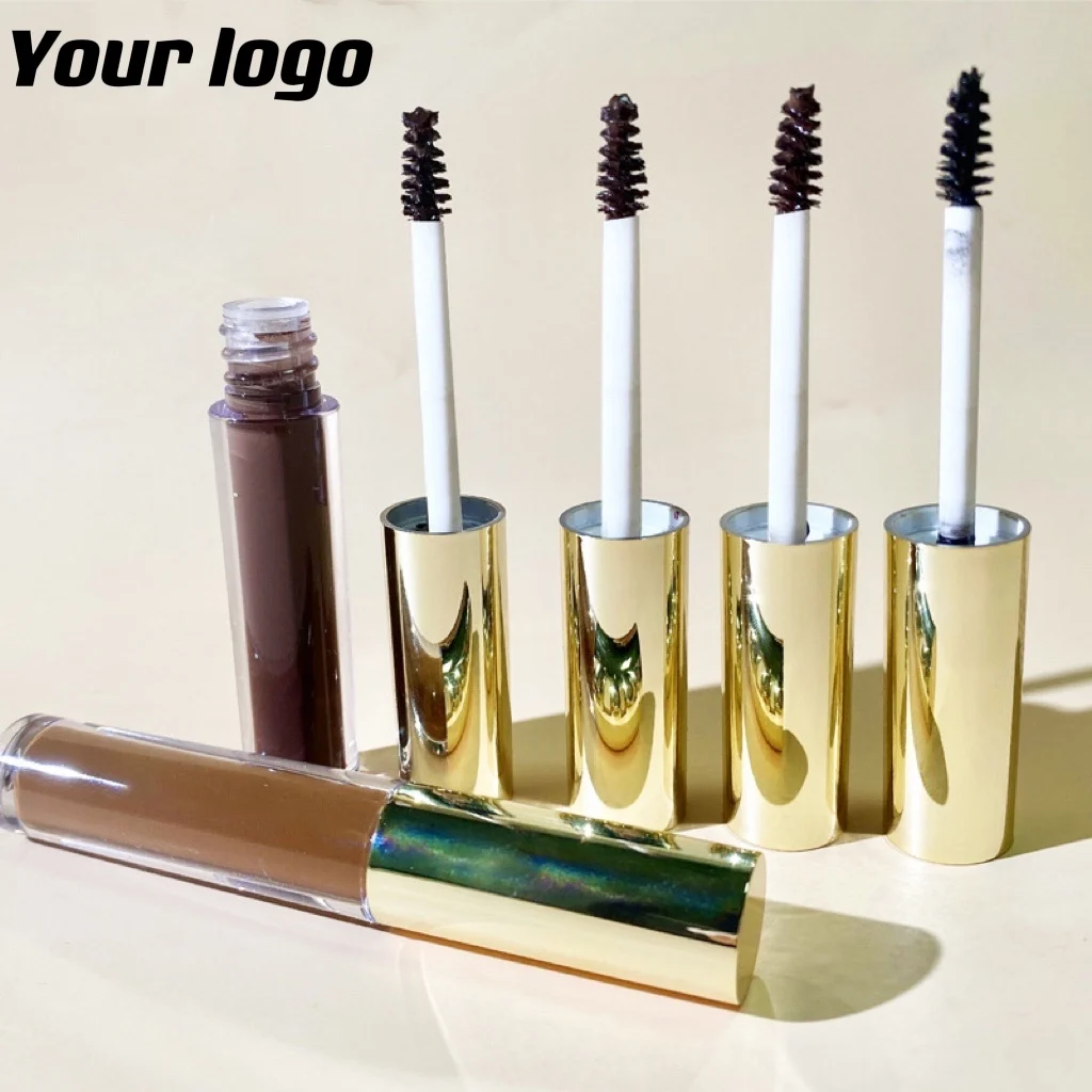 3d Waterproof eyebrow setting gel  custom private label eyebrow with brow gel best transparent gel for eyebrows