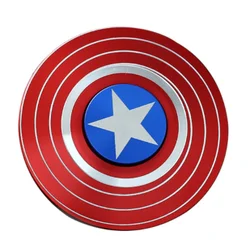 Great metal fidgets spinner Silver Spinning Hot gyro bowl for Child Print Spinning Top Metal gyro