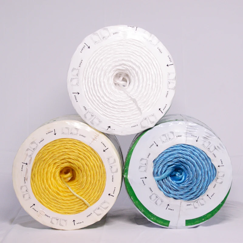 UV-resistance Polypropylene Cord Customized Length PP Hay Baler Twine for Alfalfa Hay Packing and Binding