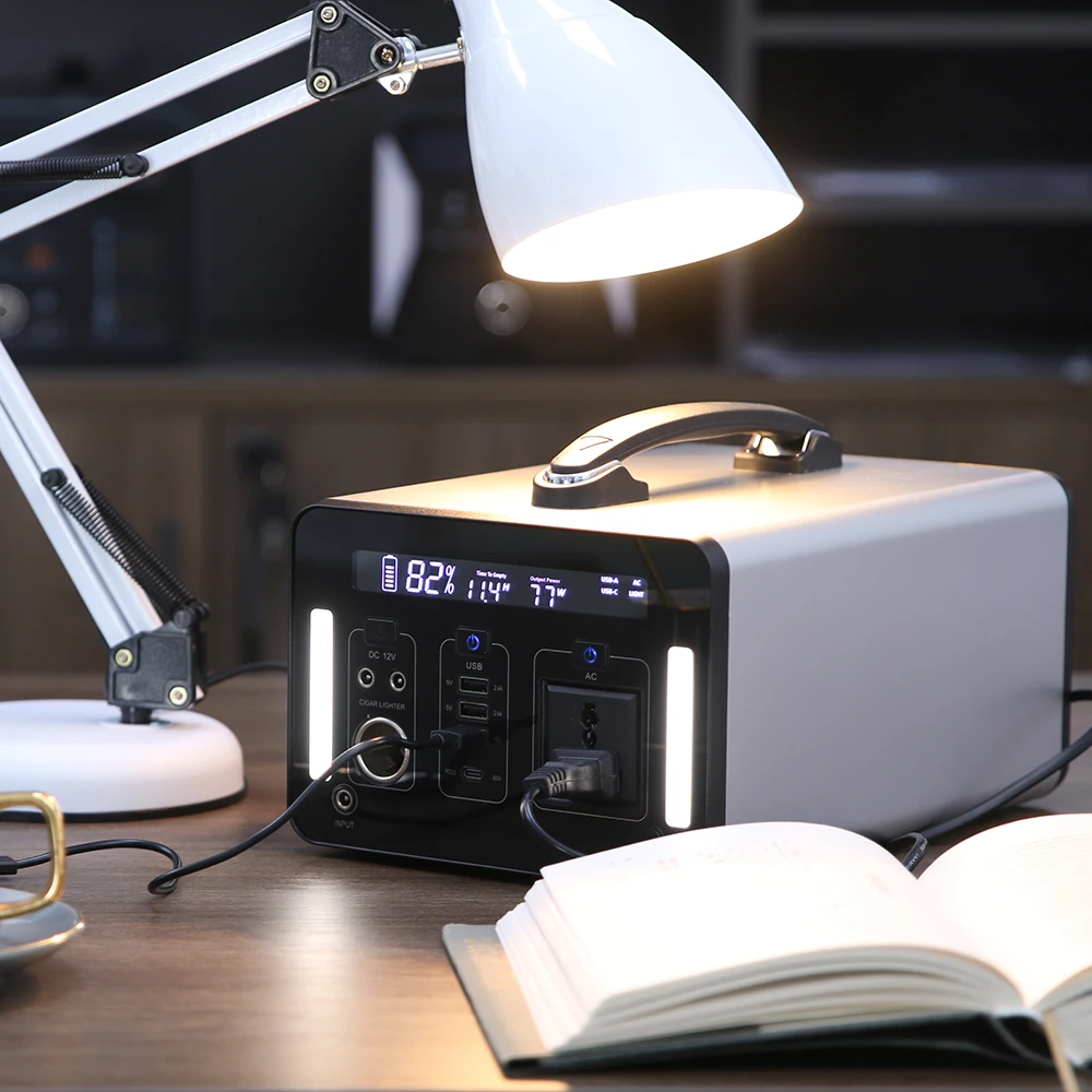 280800 мА/ч, 1000Wh Кабель с разъемом USB типа C AC DC 1000 Вт литиевая батарея, портативное зарядное устройство, станция для кемпинга на открытом воздухе Рыбалка домашней подпорки