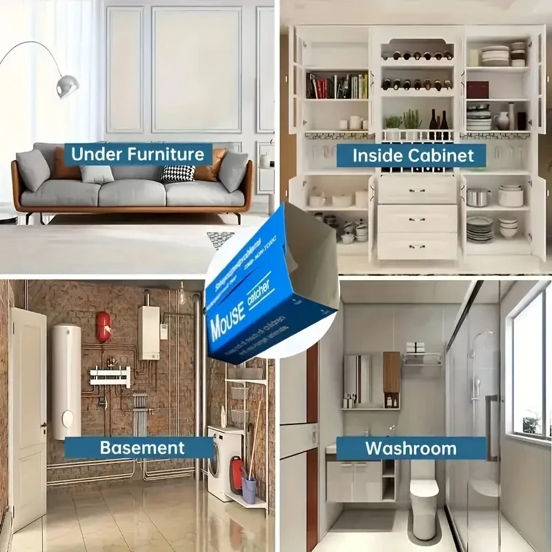 Factory Customized Glue Trap Adhesive Mice Mouse Board Super Sticky Adhesive Mouse Glue Board Trap