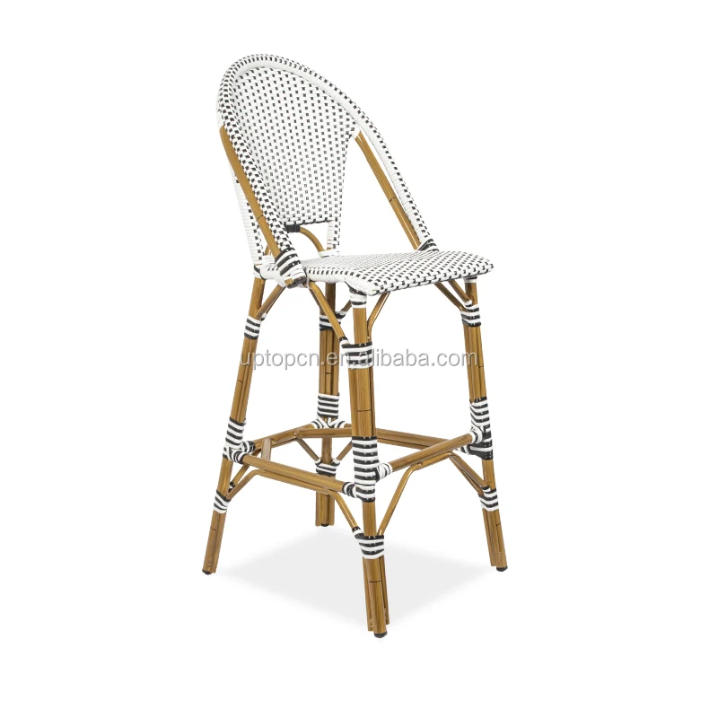 (SP-OC409) New Arrival Modern Metal Luxury Outdoor Rattan Bar Chair For