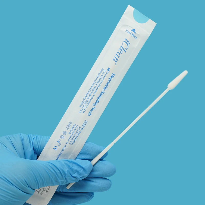 Vaginal Nylon Sampling Flocked Swab Female Cervical Swab High Gynecological Vaginal Swab Stick