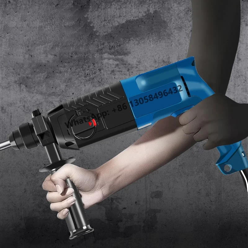 Hot Sale Professional Hammer/Drill/Pickaxe 3 in 1 Household 3 Functions Electric Rotary Hammer Drill for Metal Concrete Drilling