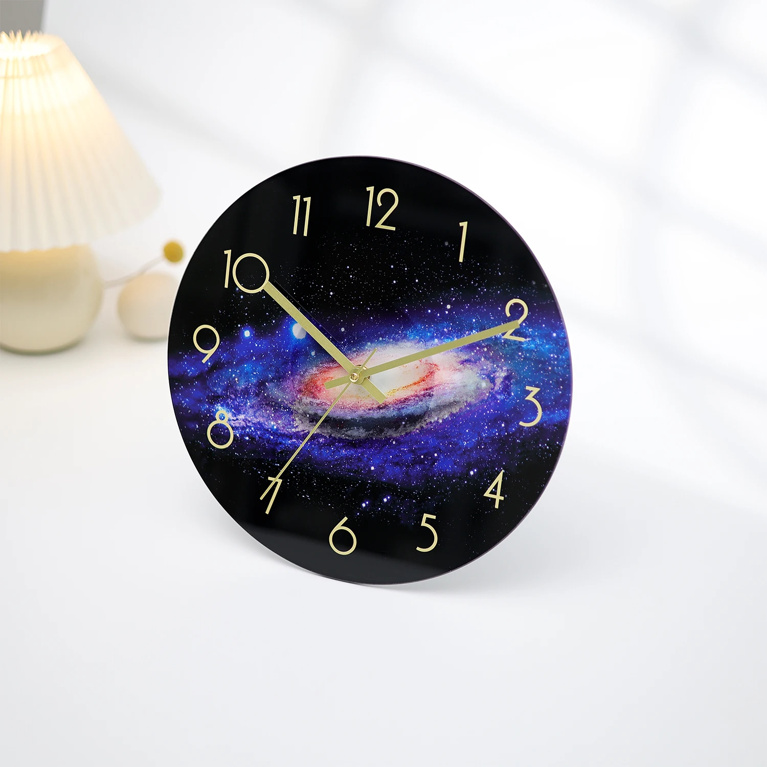 Starry skyGalaxy Modern Quartz 12 Inch Wall Clock