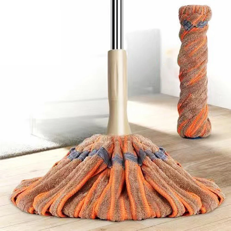 Self twisting Water Rotary Household Mop Lazy Hand free Floor Mopping Magic Microfiber Twist Mop