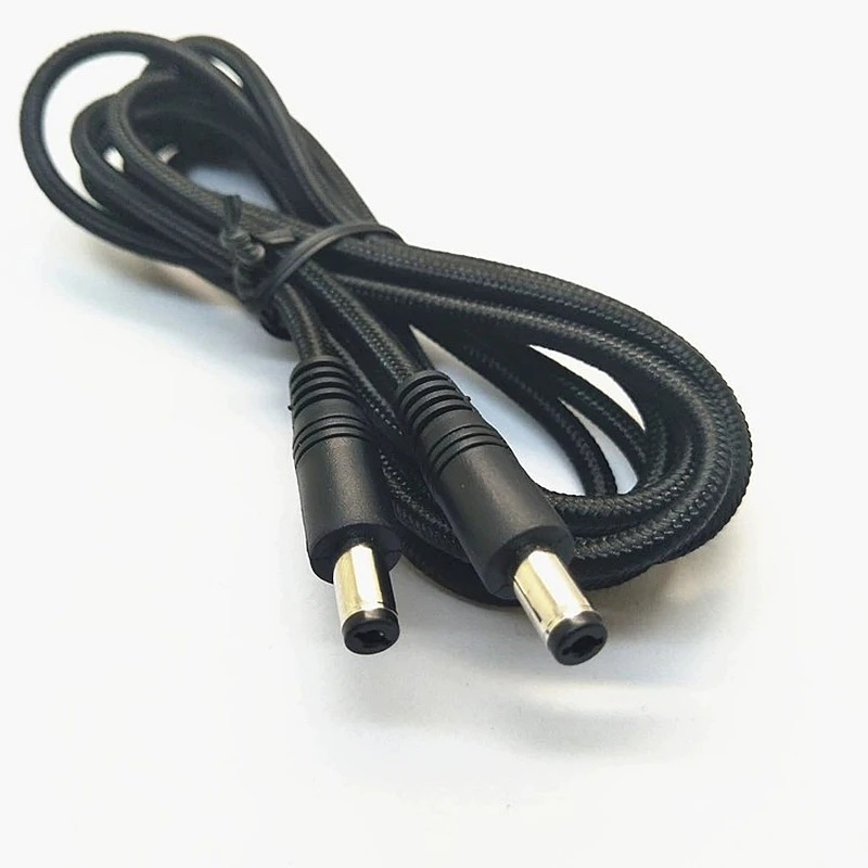 Factory direct sale dc 5.5*2.1 fork male connector power supply cable 5v2a dc 5521 solar cable