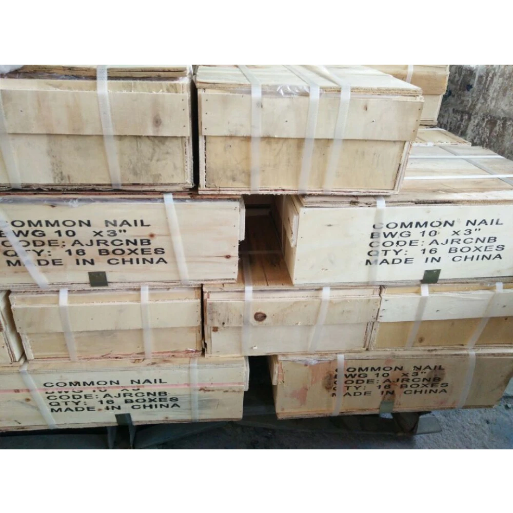 China Factory Iron Steel Smooth Shank Round Head Common Wire Nails