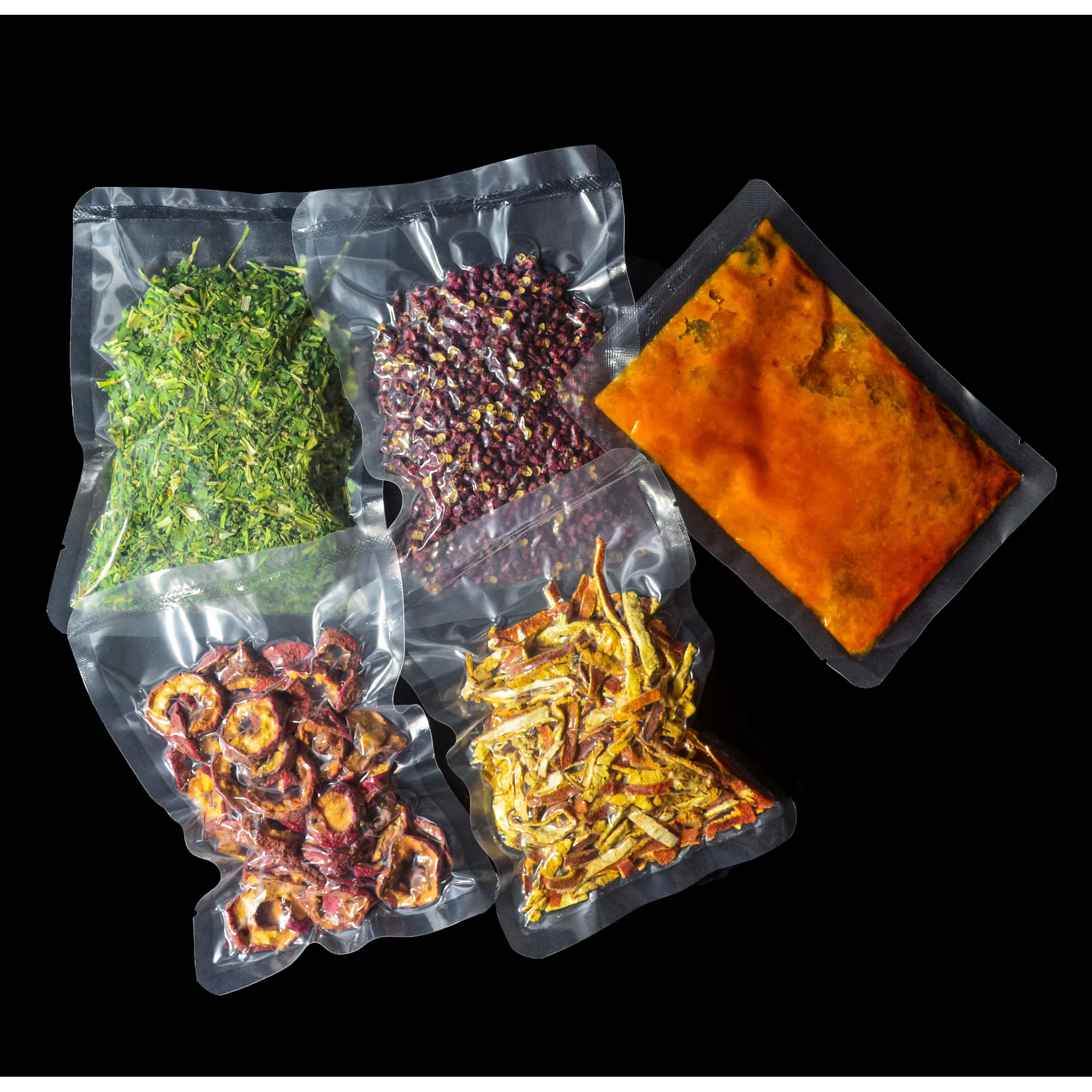2024 Food Grade Plastic Pe Nylon Laminated Vaccum Packaging Polythene Bag for Food Packaging