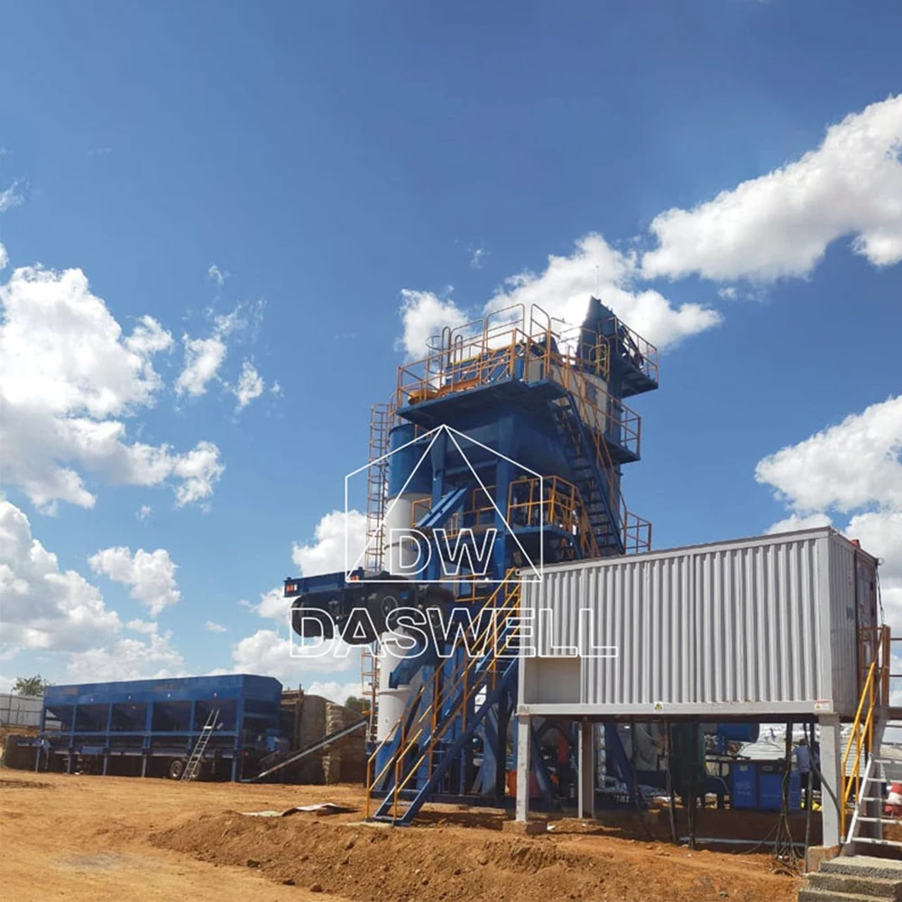 Capacity 60-160tph hot mix asphalt plant mobile asphalt plant forsale