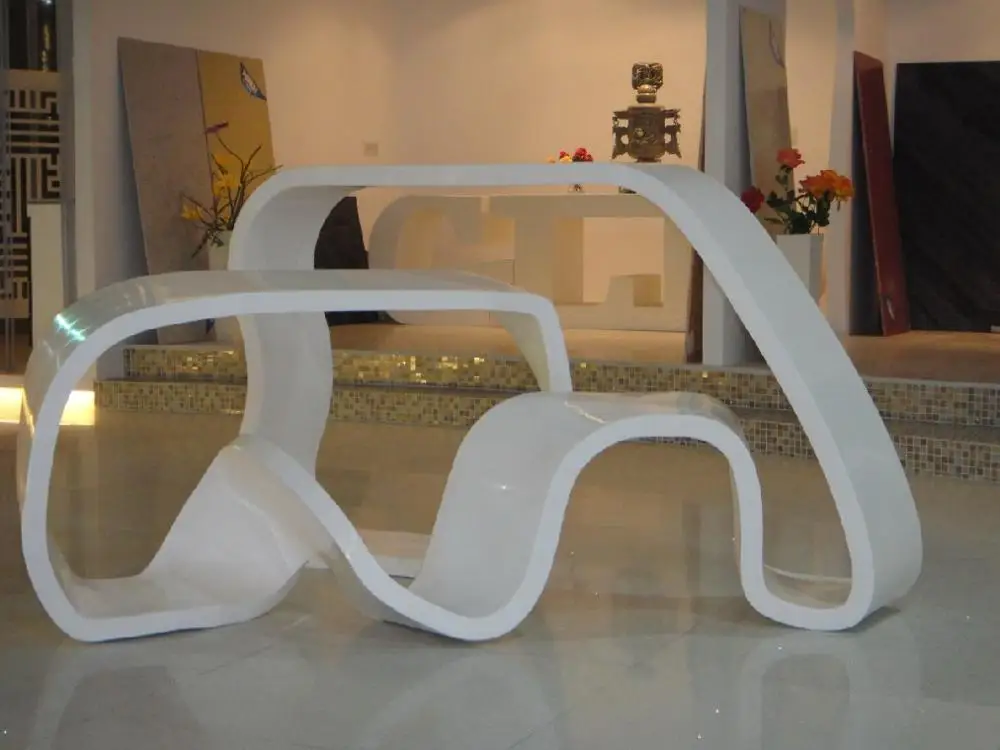 
China Wholesale 12mm White Sheet Acrylic Solid Surface 