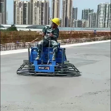 Gasoline Engine Powered Ride-on Power Trowel Machine Concrete Polishing 220V New Used Condition Gear Core Concrete Helicopter