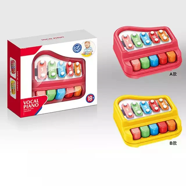 Мини-пианино с 5 клавишами игрушечное пианино цветной ксилофон детское