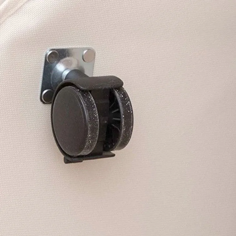 Rolling Laundry Hamper With Wheels Thin Clothes Foldable Laundry Hampers Tall Dirty Laundry Basket  (Beige)