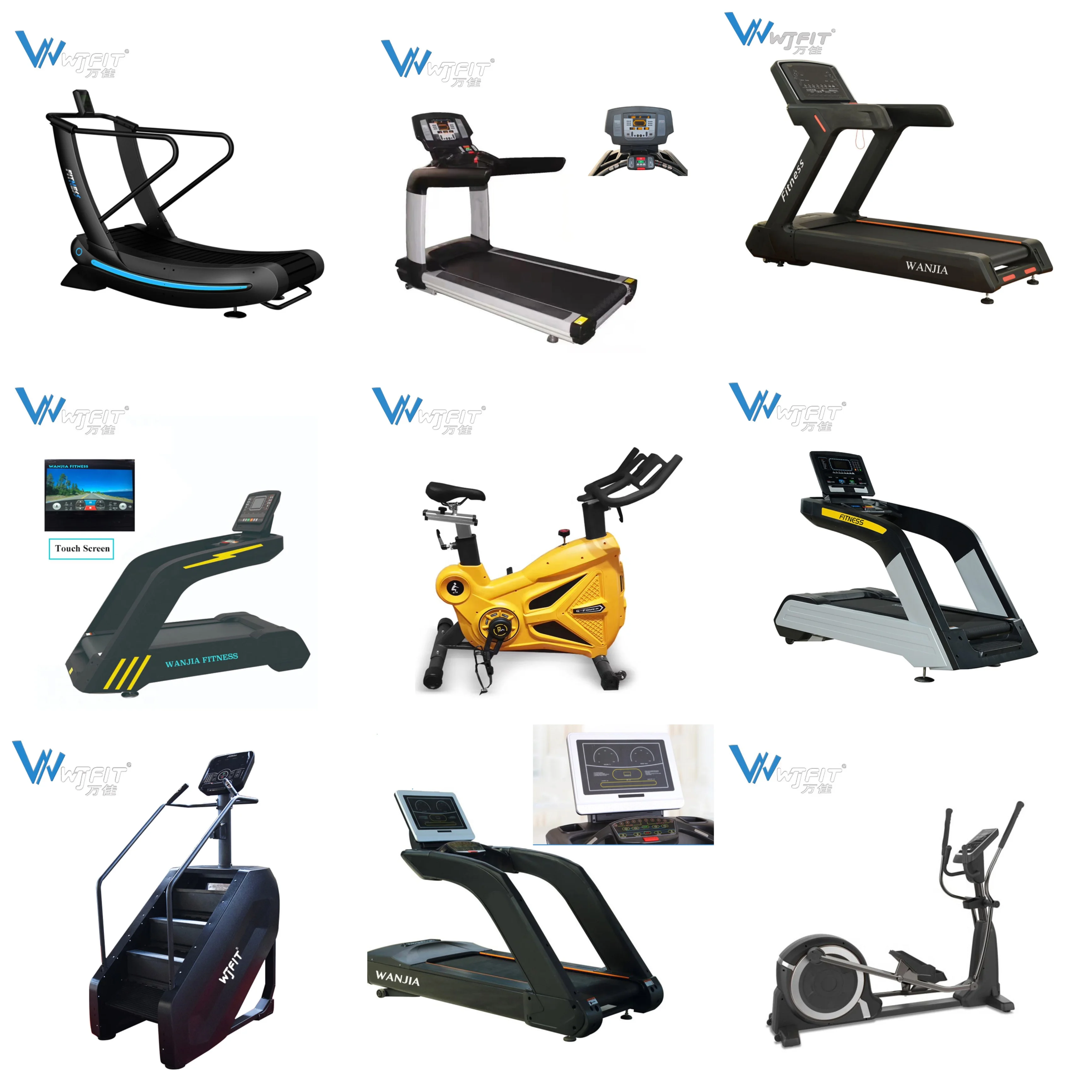 Commercial Cardio Fitness  Elliptical  Machine  Professional Fitness Magnetic Equipment Elliptical Bike For Bodybuilding