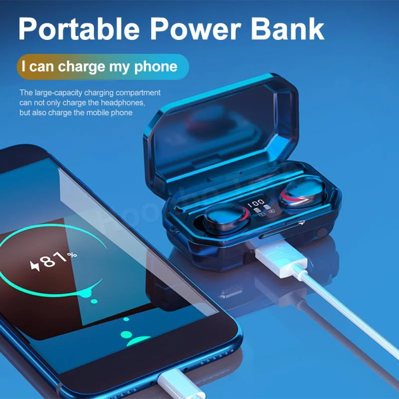 Promotional OEM M15 In Ear BT Headphones Gaming Headset True Wireless Stereo Earphone for TWS