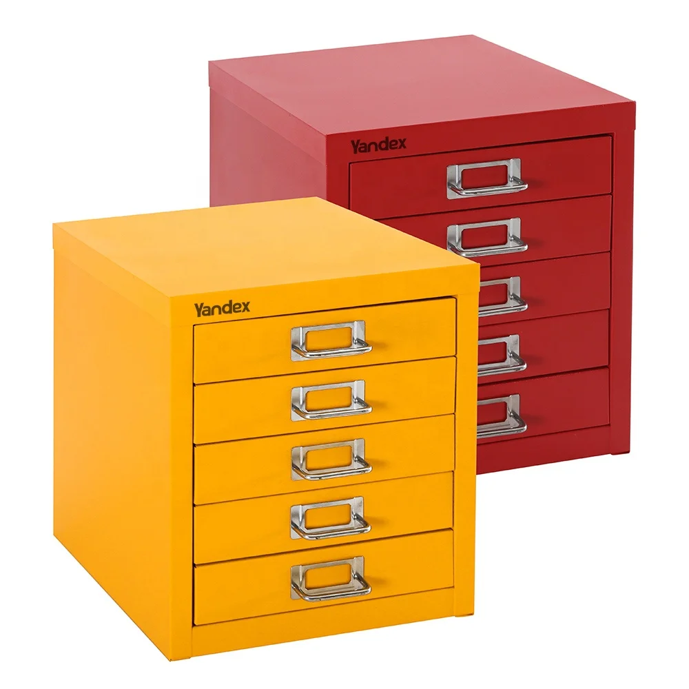 YANDEX cheap price colorful Office works furniture steel iron high quality file cabinet with multi-drawer