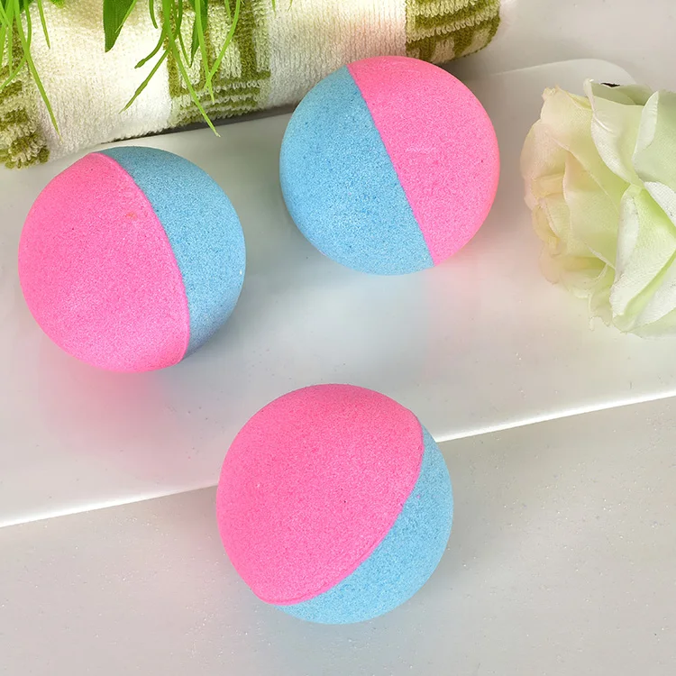 Shiyan classic bicolored organic fizzy bath bombs supplier customizable essential oil bath bombs