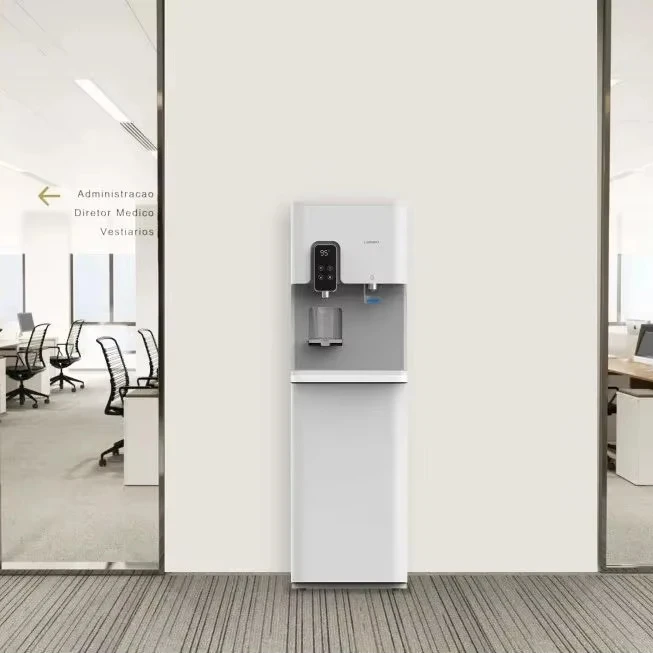 Korean style Floor Standing RO UF Water Dispenser Electric Plastic  with compressor R600a Stand Hot & Cold Vertical 220 or 110V