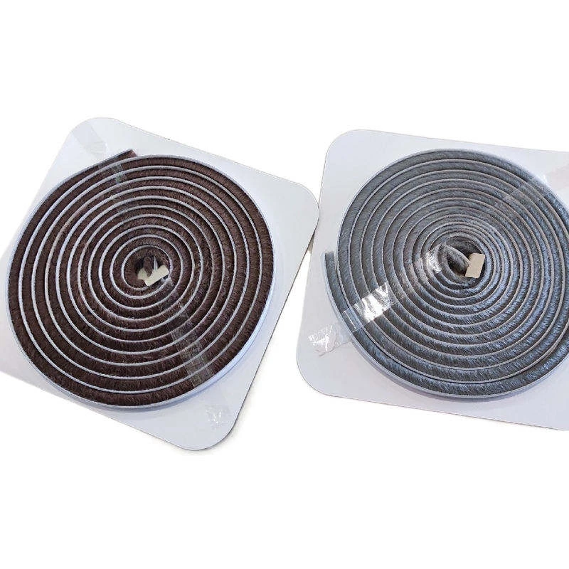 CLJ Hot Melt Self-Adhesive Bristles Weather Strip Sliding Window Weather Stripping Brush Seal With Hot Melt Glue Tape