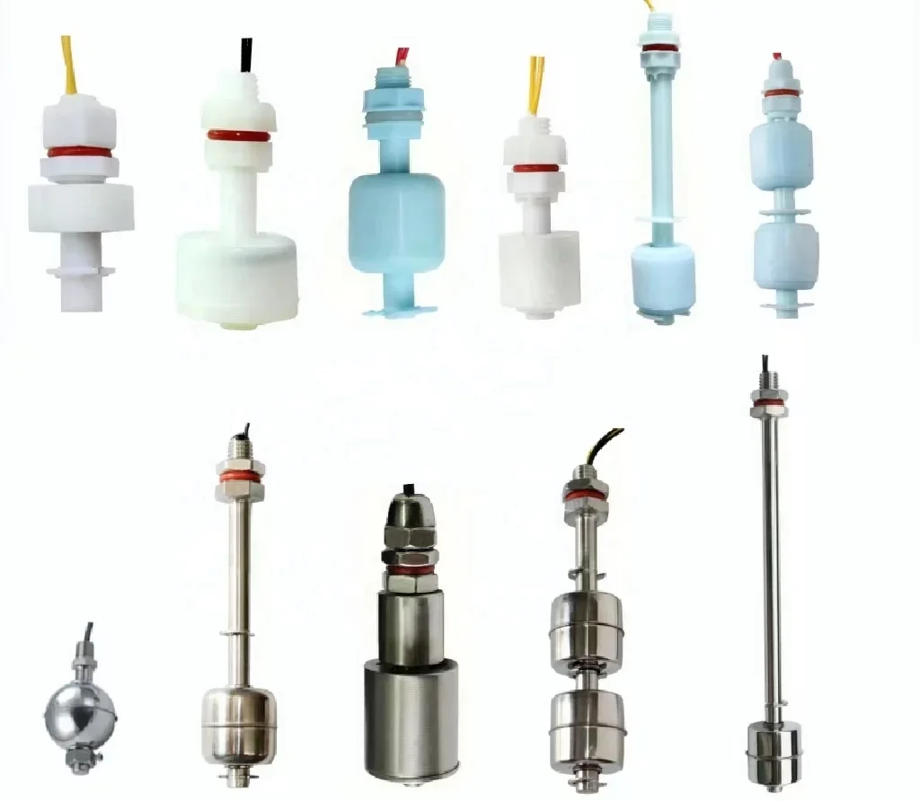 CUSTOM Float Level Sensor Valve Vertical Float Switch PP PVDF SUS 304 316 Floating Ball Valve For Water Tank