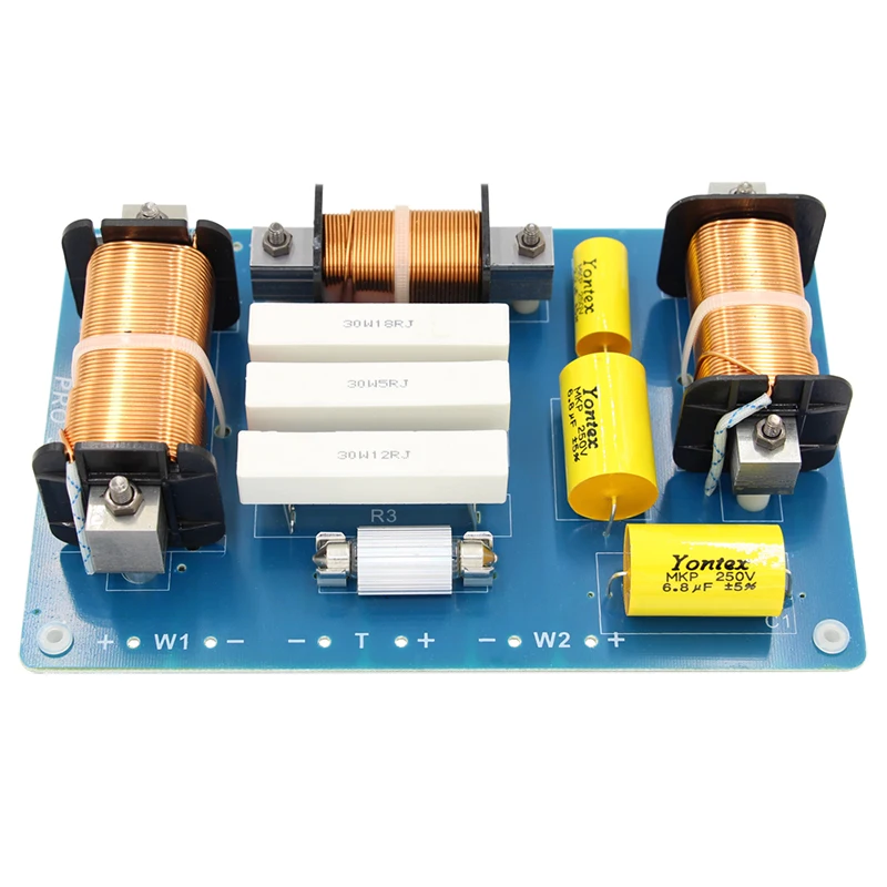 YOTO PRO-DE310 High Quality 2700 Watt Speaker Accessories 8 Ohm Treble Mediant Bass Passive Speaker Crossover