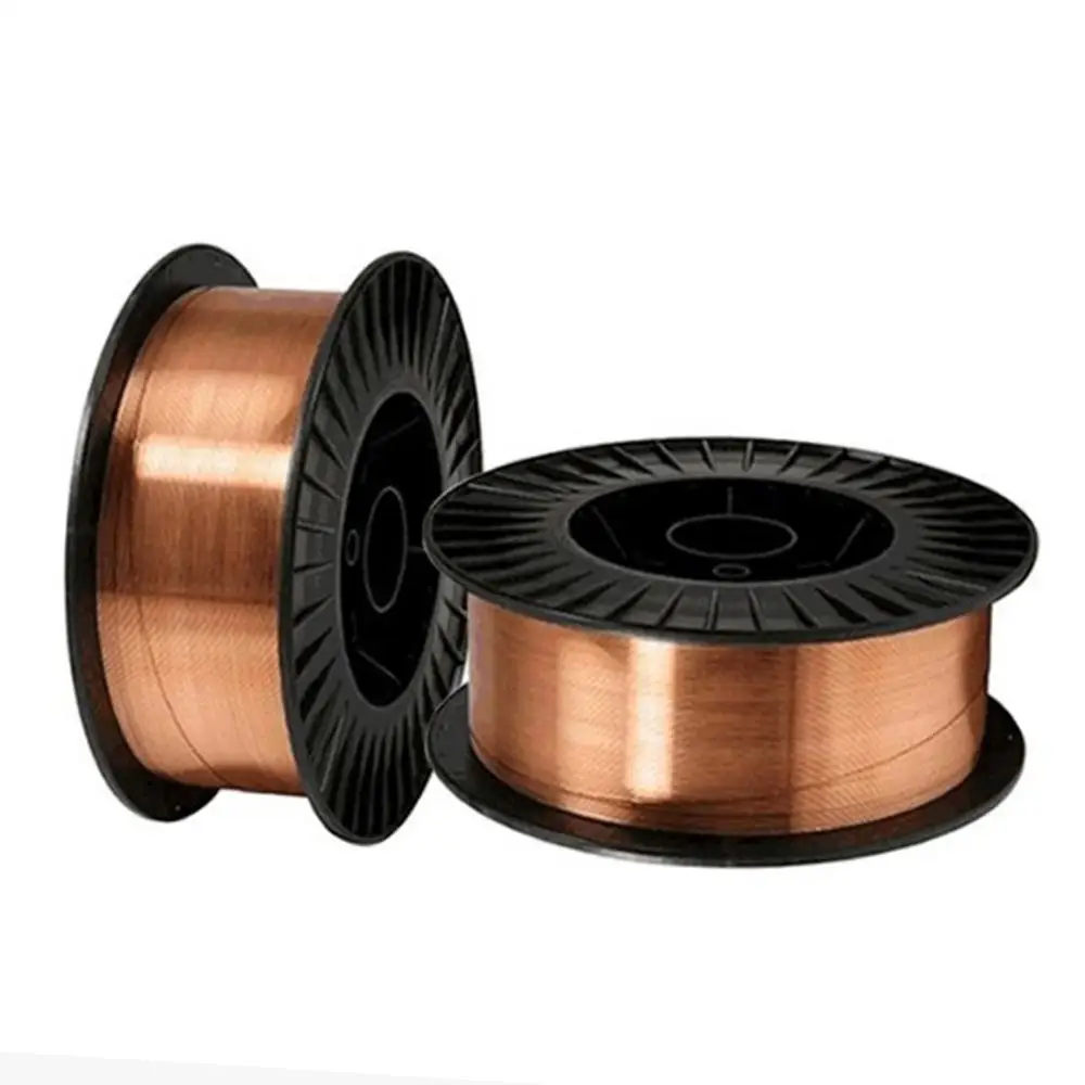 China Welding Wire Manufacturer 0.8mm - 1.2mm 5kg/15kgs Per Spool Er70s-6 Sg2 Co2 Mig Welding Wire