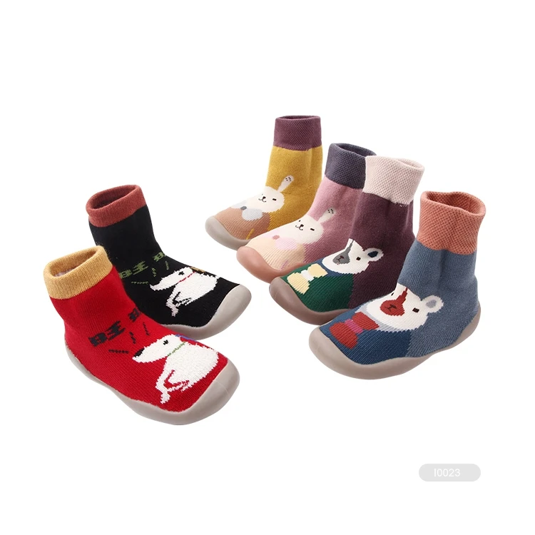 
JD- I072 baby sock rubber sole sock shoes baby silicone baby socks 