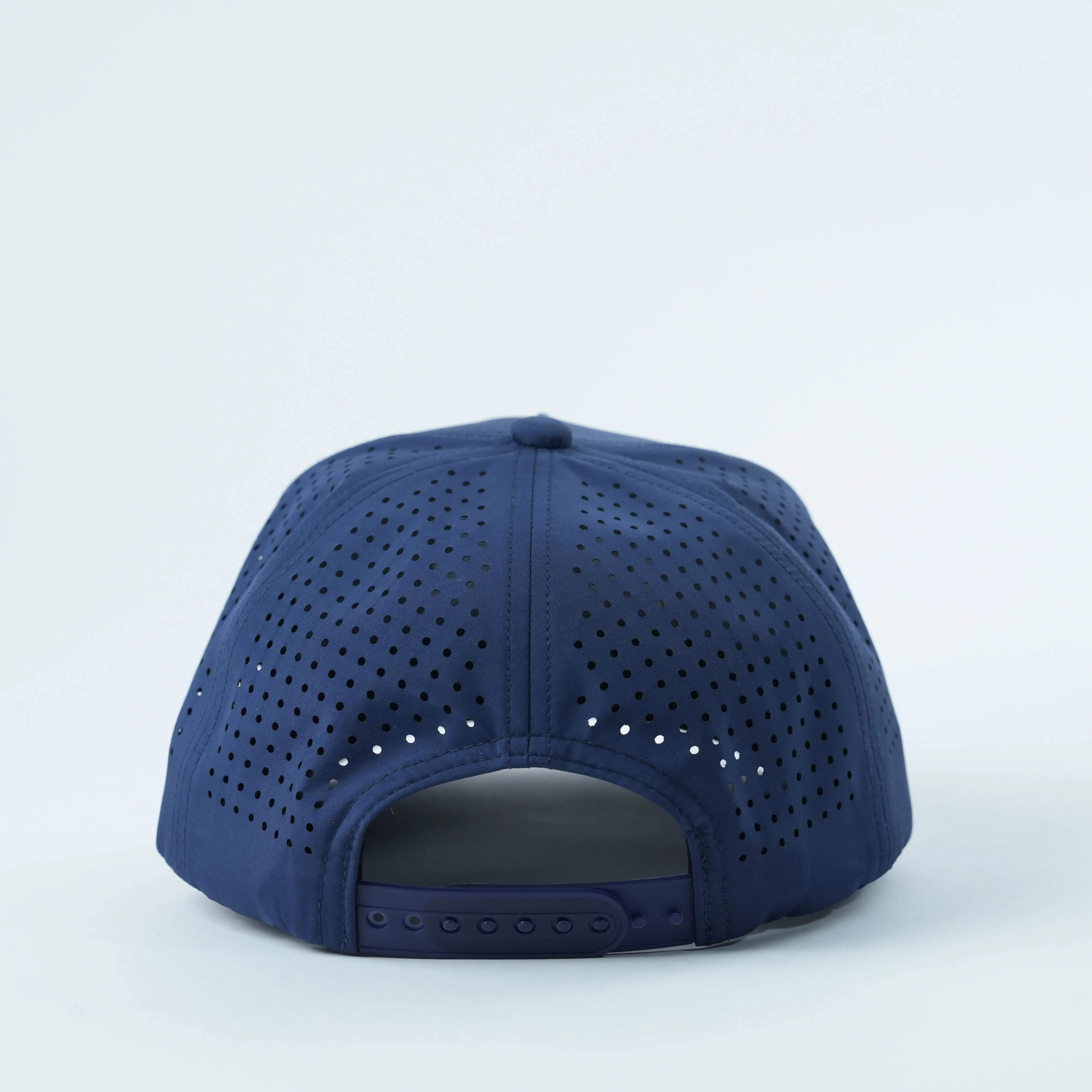 High Quality Mesh 5 Panel Laser Cut Hole Golf Embroidery Custom Logo Trucker Hat Breathable Net Outdoor Baseball Cap For Summer
