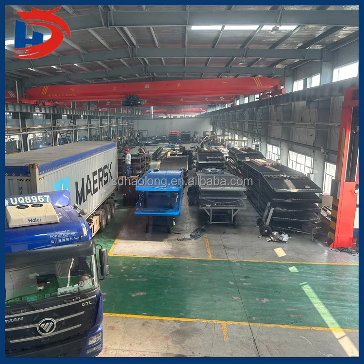 Used Mobile Container Load Ramp Manual Hydraulic Lift Table with Motor Gear Mobile Boarding Bridge Forklift Ramp Manufacturer