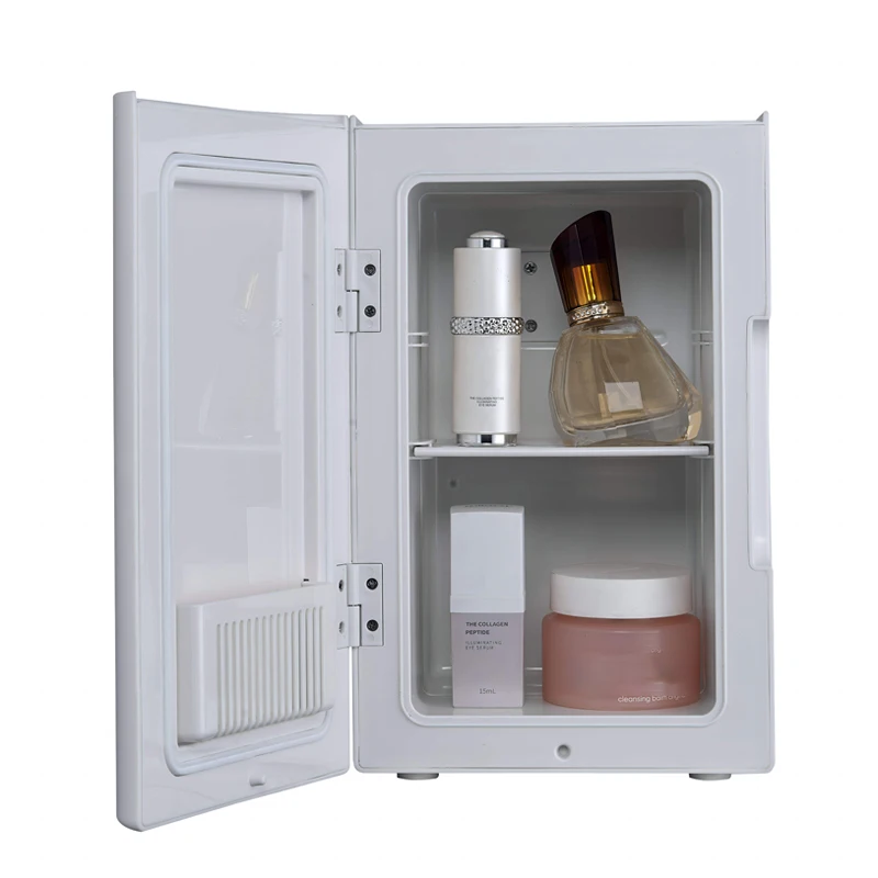 Wholesale China Desktop Refrigerator Cooling And Heating 6L Mini Refrigerator Portable Cosmetic Fridge