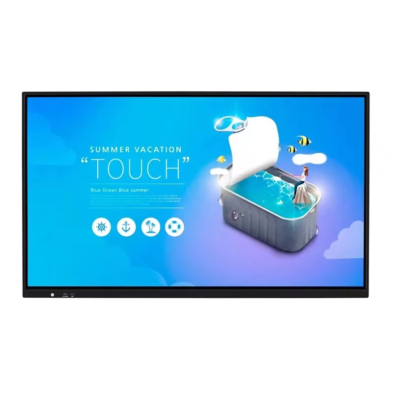 55 65 inch smart board class interactive whiteboard prices touch screen lcd education conference training all-in-one machine