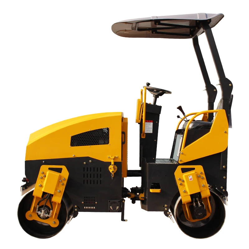 Manned Road Roller Compactor Double Drum Vibrating Road Roller Cheap Price For Sale