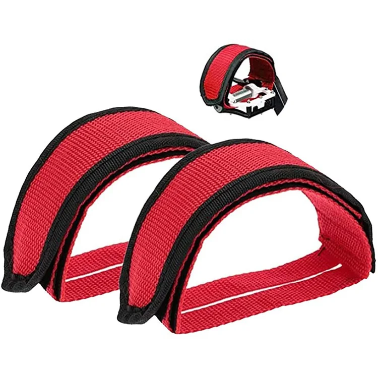 1 пара фиксированных зубчатых ремней для педалей велосипеда BMX