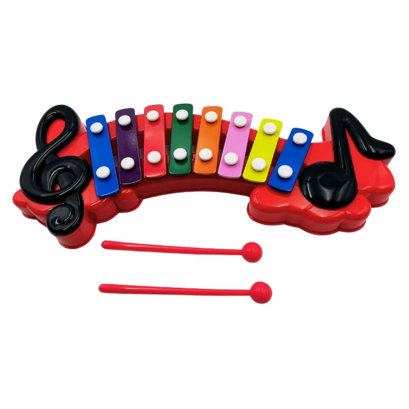 2024 High Quality children Educational music Toys  baby funny  Music Instrument Toy musical note shape plastic Xylophone toy