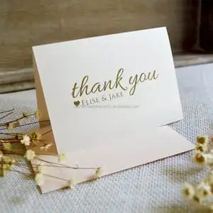 Custom Thank you Card for Business Greeting Card Post Card Gift