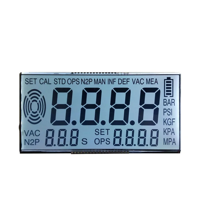 Factory Custom 7 Segment 3/4/5/6 digit Monochrome Lcd Display Screen Module
