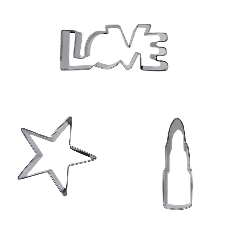 
Hot Selling Stainless Steel 3D Cake mould Christmas Gingerbread House Cookie Cutter Set 