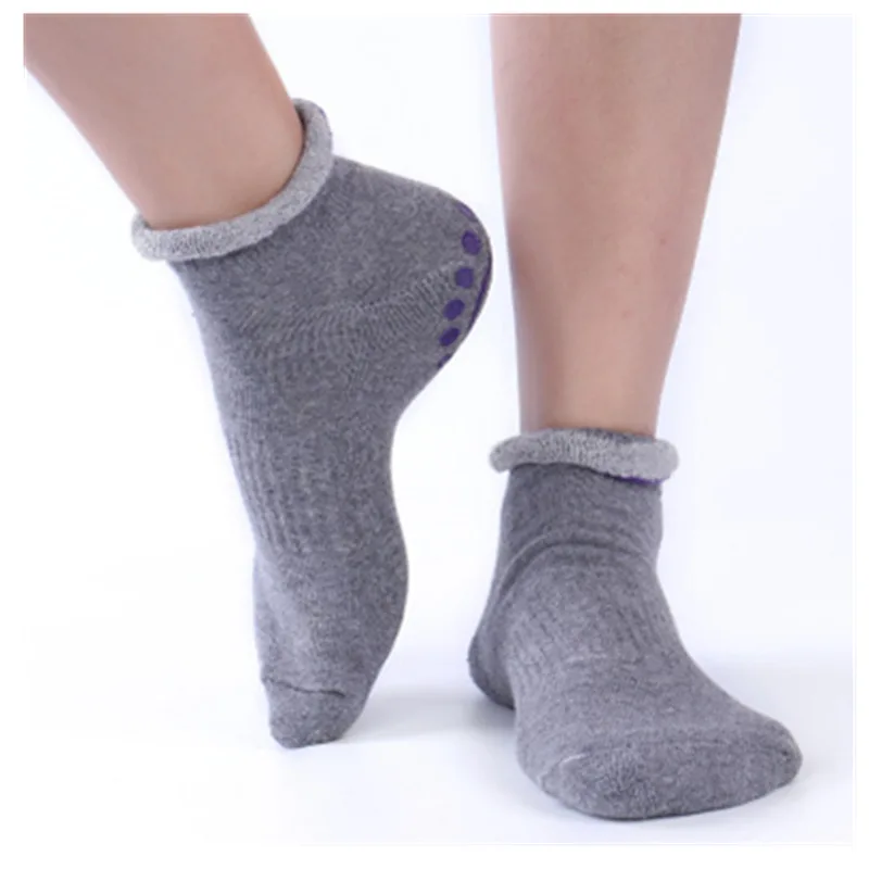 Fashion Ankle Dance Jump Trampoline Pilates Cotton Anti Slip Yoga Socks