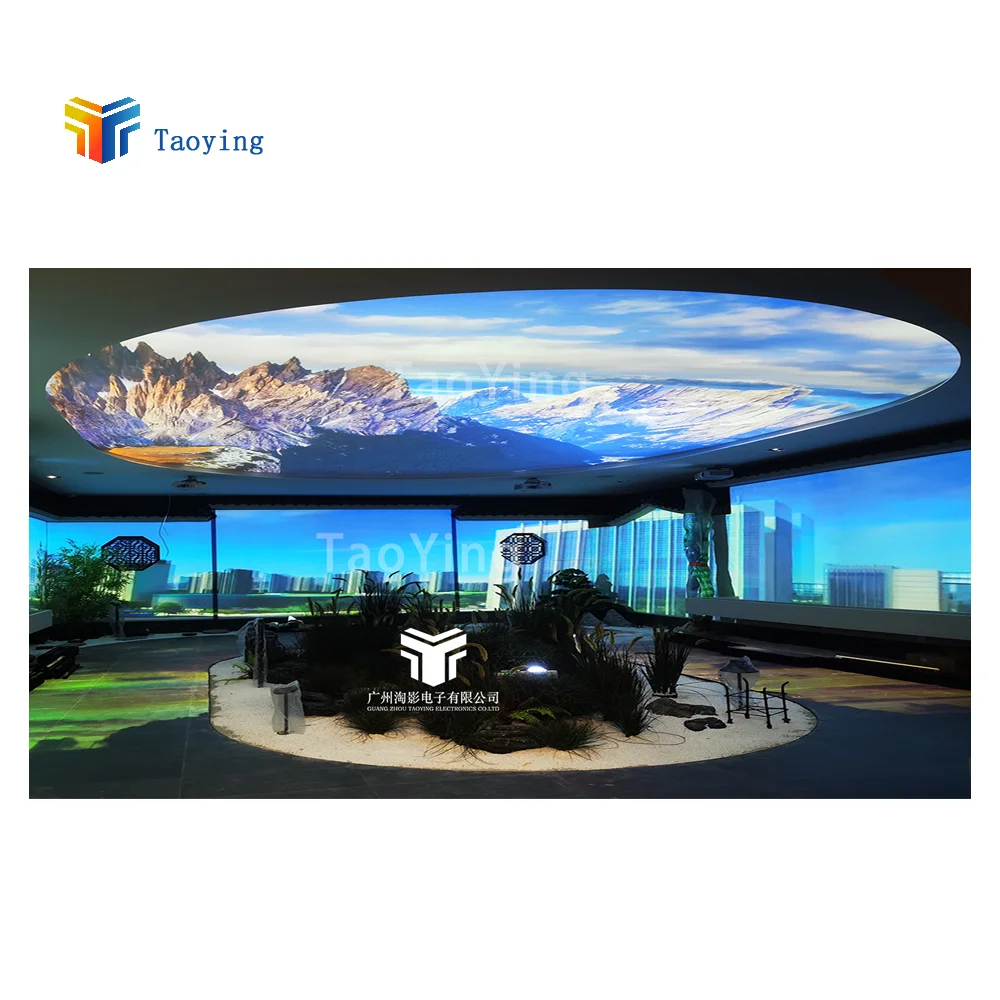 3LCD Projection Technology Engineering Laser Projector 6200ISO Lumen Brightness Hologram Fan Projector Holographic Outdoor