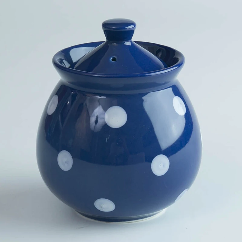 bohemian style italian fruit salad blue ceramic dinner plate traditional porcelain serving plate