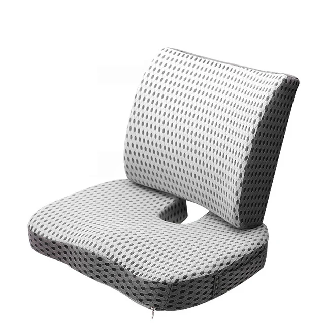 Memory foam Копчика Ортопедическая подушка сиденья Поддержка спины поясничного облегчение боли