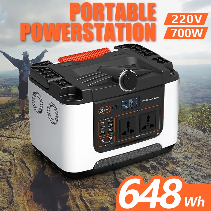 Ternary Lithium ion battery power bank storage supply 12V 180000mAh 700w outdoor generator