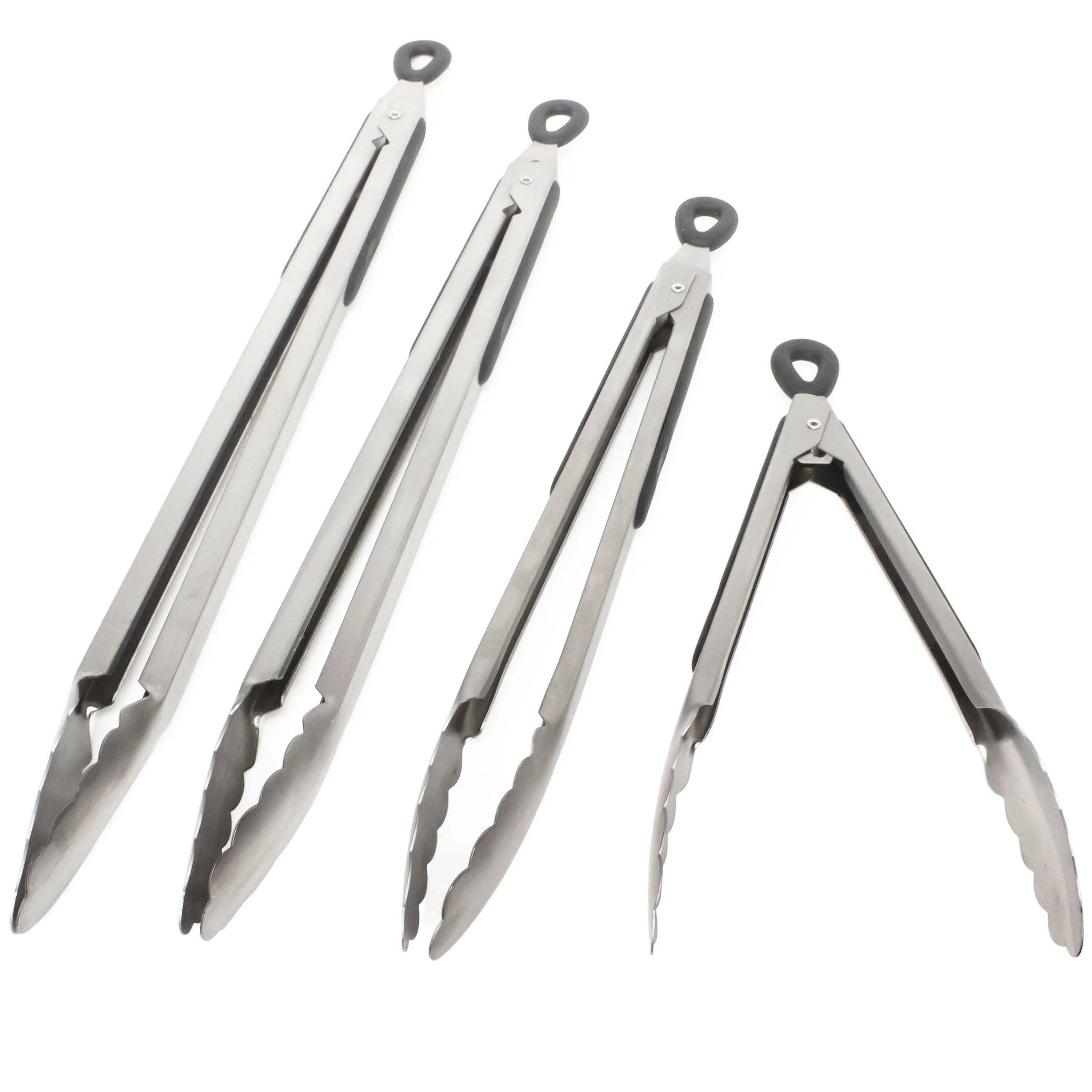 7 9 12 14 16 inch Kitchen Accessory Kitchen Tool BBQ Stainless Steel Food Tong Kitchen Tong Silicone Antislip Strip