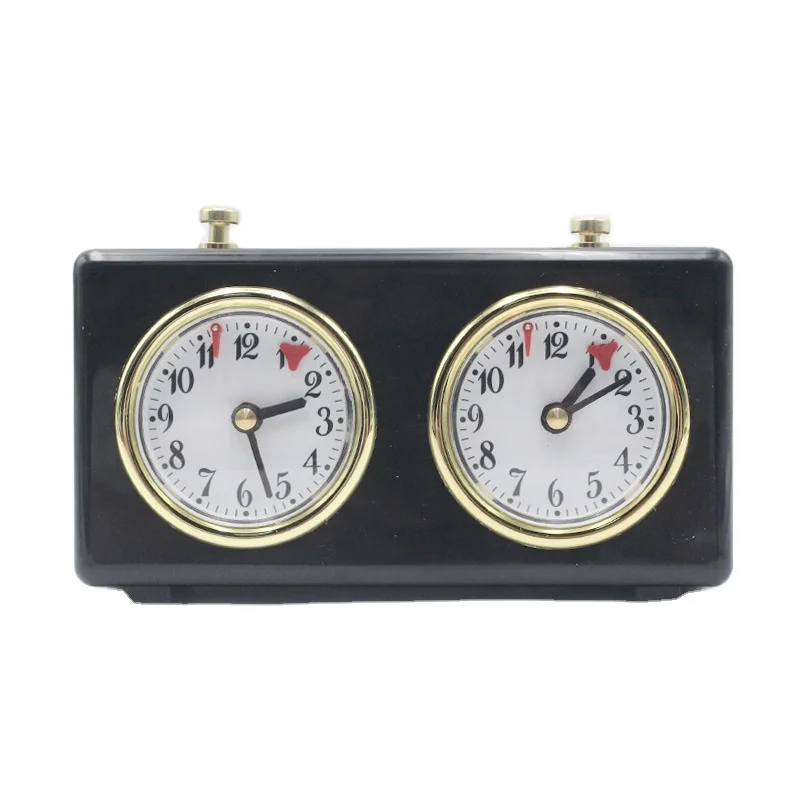 Plastic mechanical chess clock game timer clock Chess Go timer clock stopwatch