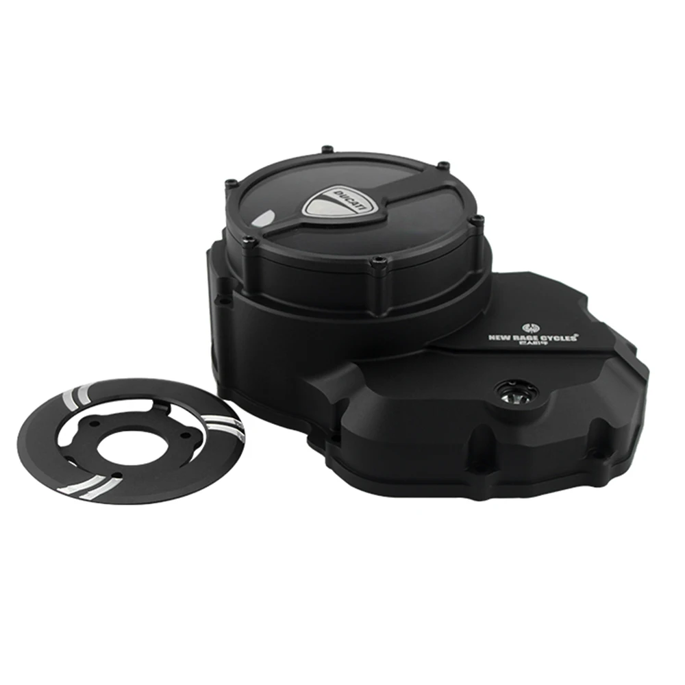 Motorcycle Engine Magneto Cover For Ducati Monster 821 Scrambler 800 Modified Transparent Clutch Cover Engine Side Cover Magneto